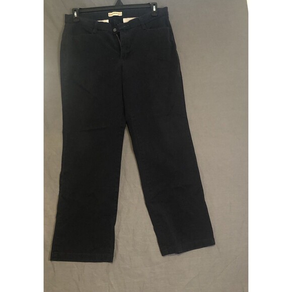 Women’s Lee Rider Black Jeans Size 12 Petite - Picture 1 of 5